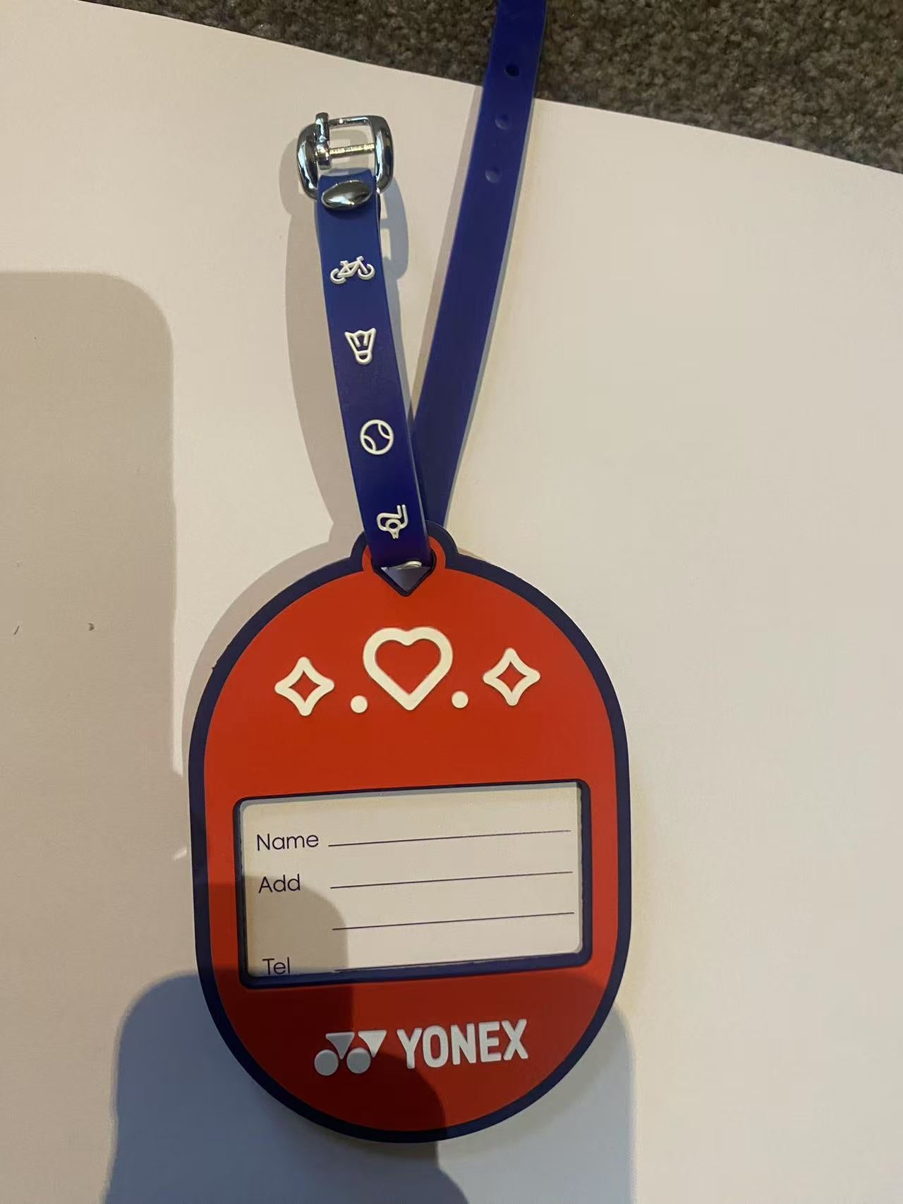 Yonex Luggage tags
