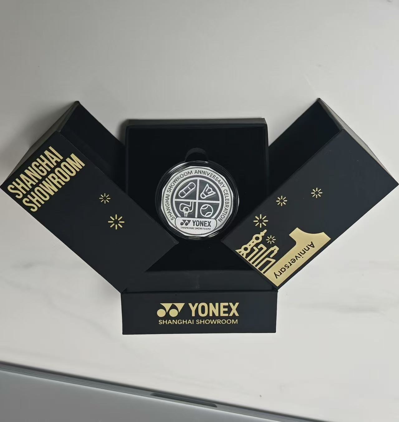 Yonex Shanghai Showroom Limited Anniversary celebration Silver Coin
