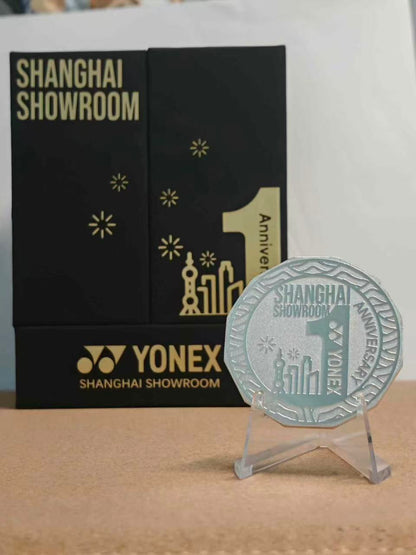 Yonex Shanghai Showroom Limited Anniversary celebration Silver Coin