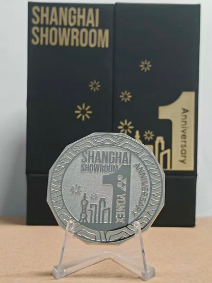 Yonex Shanghai Showroom Limited Anniversary celebration Silver Coin