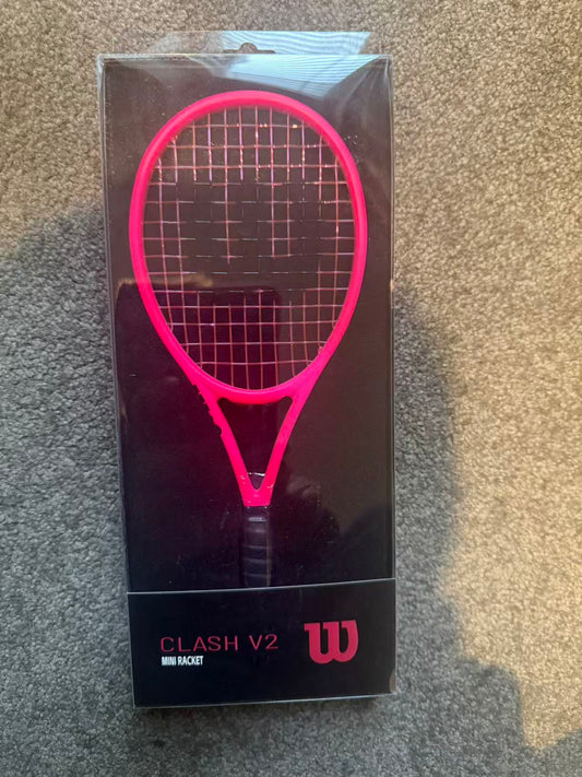 Wilson Neon Pink Clash V2 Mini Racquet