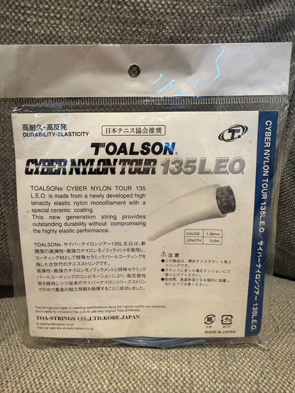 Toalson Cyber Nylon Tour 135 L.E.O. Tennis string 12m set