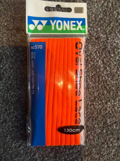 Yonex AC570 Oval Shoes Lace 130cm  Keeping Tie (One Pair) 4 Colors
