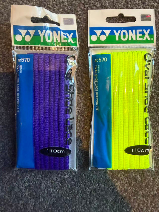 Yonex AC570 Oval Shoes Lace 110cm Orange Keeping Tie (One Pair) 3 colors