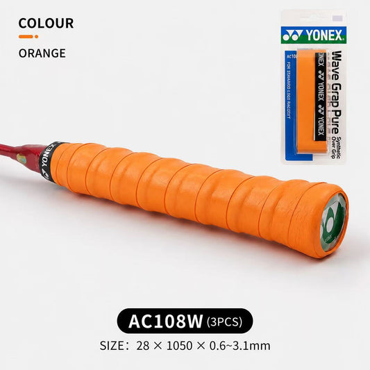 YONEX AC108WEX Wave Grap Pure Over Grip Orange