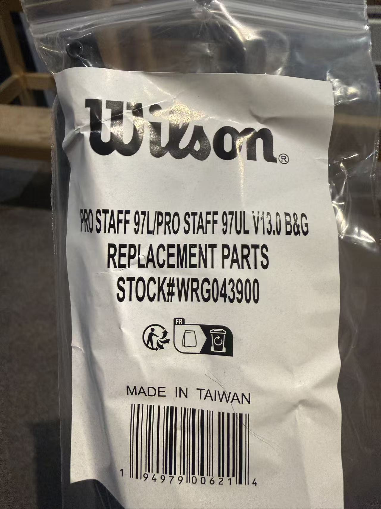 Wilson Pro staff 97L/Pro staff 97UL V13  Bumper & Grommet Set