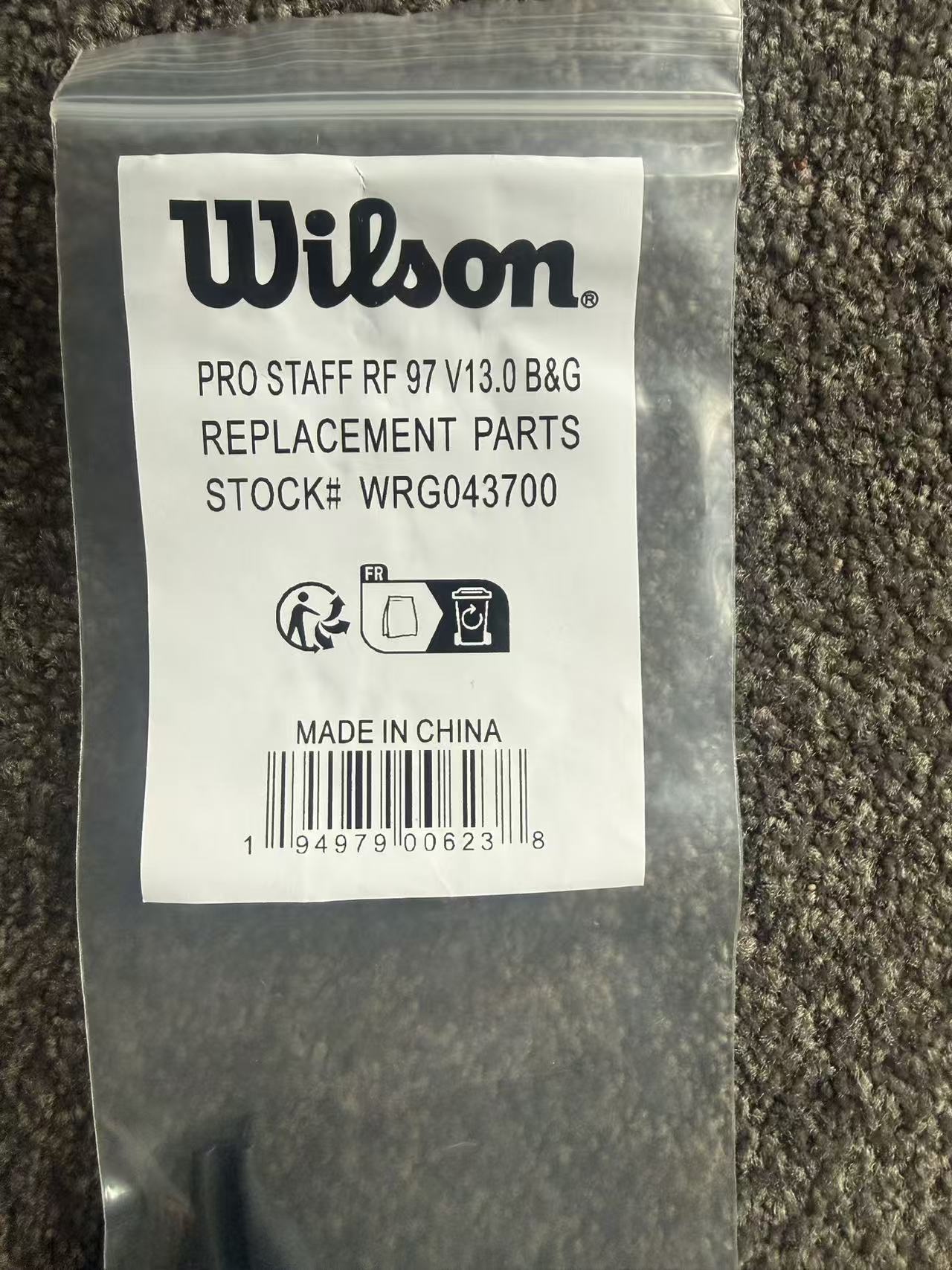 Wilson Pro staff RF97 V13 (Bumper & Grommet Set) WRG043700