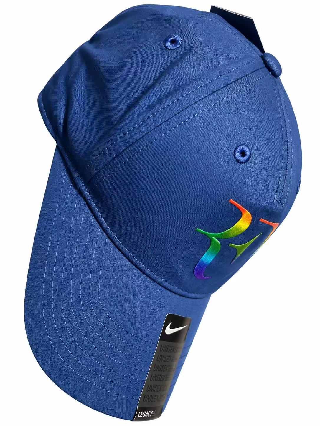 NIKE Men’s RF Roger Federer Legacy91 Iridescent Tennis Cap-Navy, 835536-423