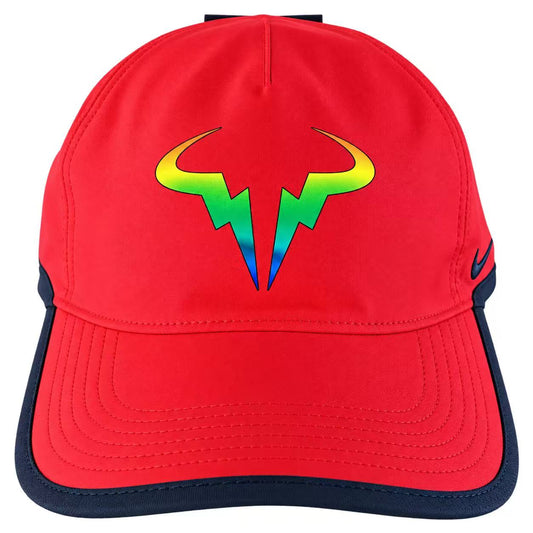 Nike Rafael Nadal Bull Tennis Hat Iridescent Red 835535-657