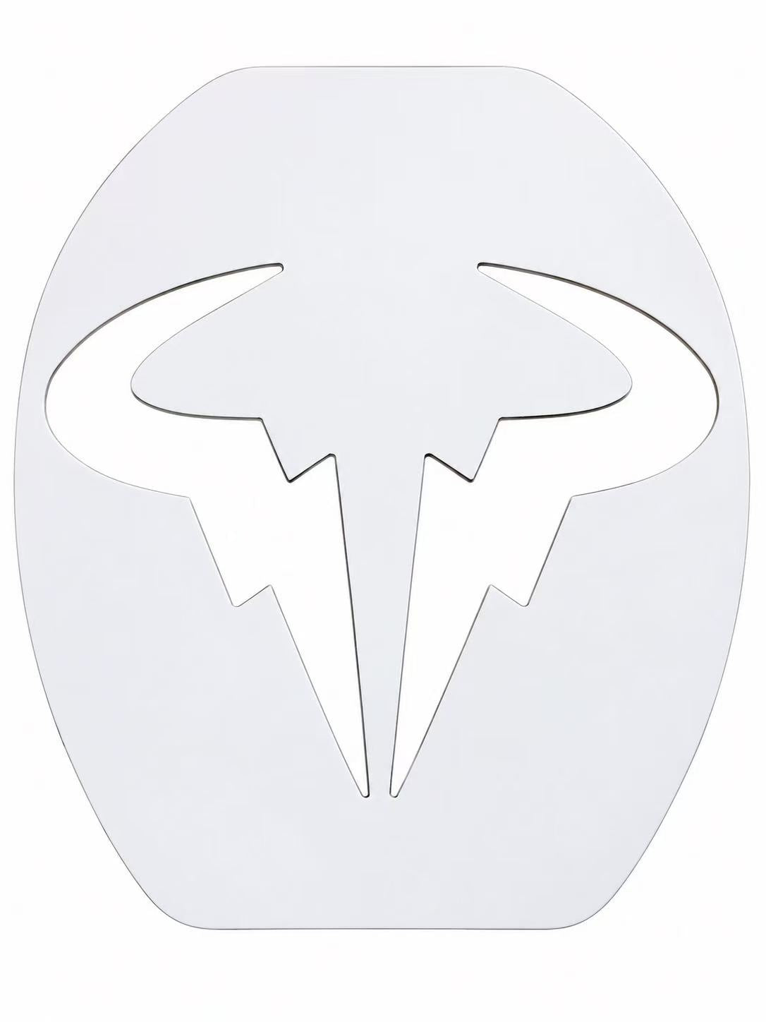 Rafael Nadal Bull Logo Tennis Racket Stencil Card