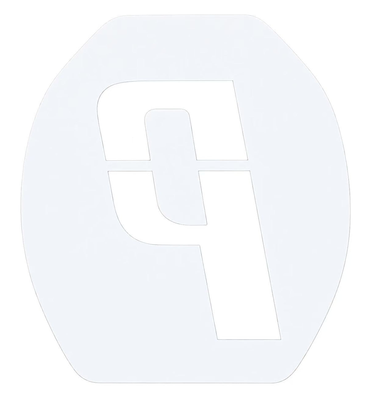 Prince Tennis Racquet Stencil Logo Card
