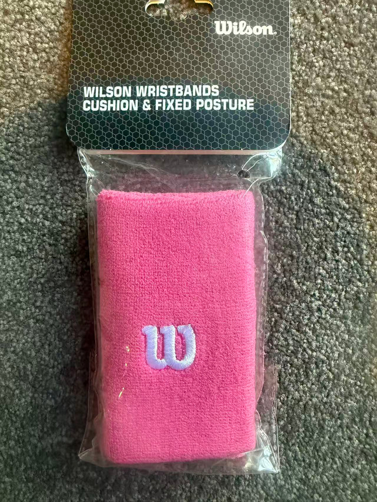 Wilson Wristbands 2 pack Pink