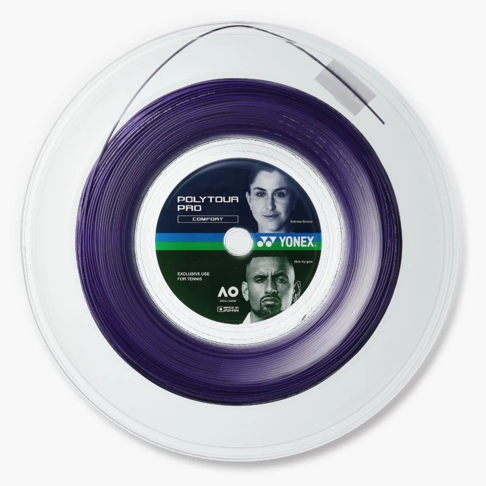 Yonex Poly Tour Pro Tennis String 200M Reel Midnight Purple