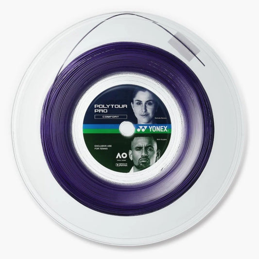 Yonex Poly Tour Pro Tennis String 200M Reel Midnight Purple