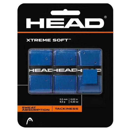 Head Xtreme Soft Tennis Overgrip 3 pack Blue