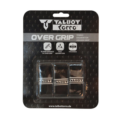Talbot-Torro  Overgrip 3 Pack Black