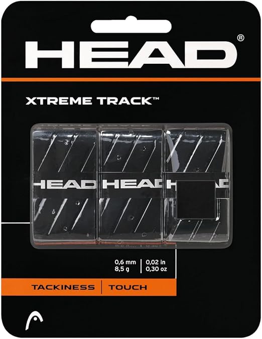 Head Xtreme Track Tennis Overgrip 3 pack Black