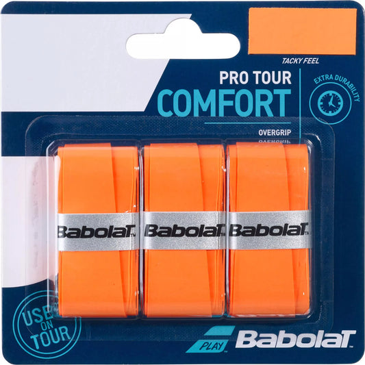 Babolat Pro Tour 3 Pack OVERGRIP Comfort Orange
