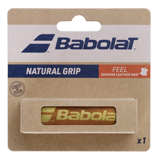 BabolaT Natural Genuine Leather Replacement Grip