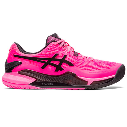 Asics Gel Resolution 9 Mens Tennis Shoes Pink Black US 10