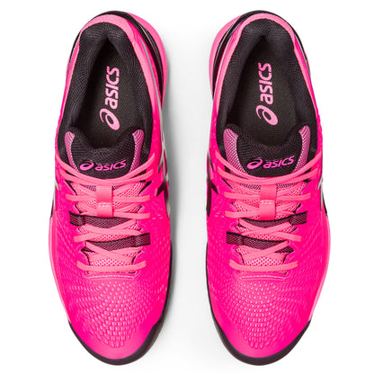 Asics Gel Resolution 9 Mens Tennis Shoes Pink Black US 10