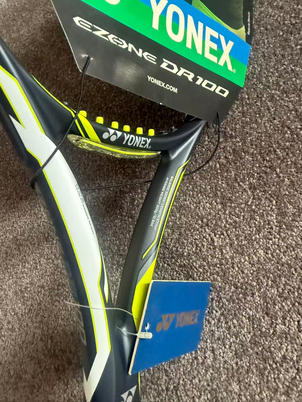 YONEX 2016 EZONE DR 100 Tennis Racquet Green/Black G2 4/4 Frame