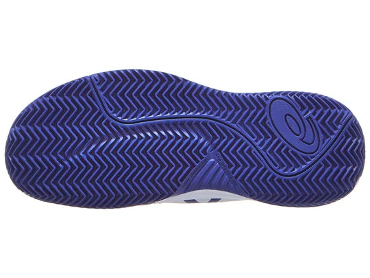Asics Gel Resolution X GS CLAY Wht/Cobalt Junior Shoes size 4