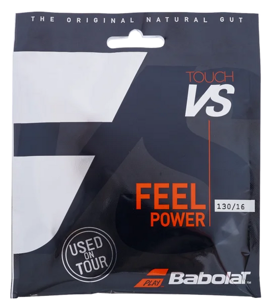 Babolat Touch VS Natural Gut 16/1.30 Tennis String 12M Set Natural Colour