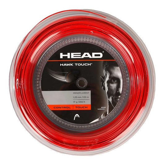 HEAD Hawk Touch 1.25MM Tennis String 200M Reel Red