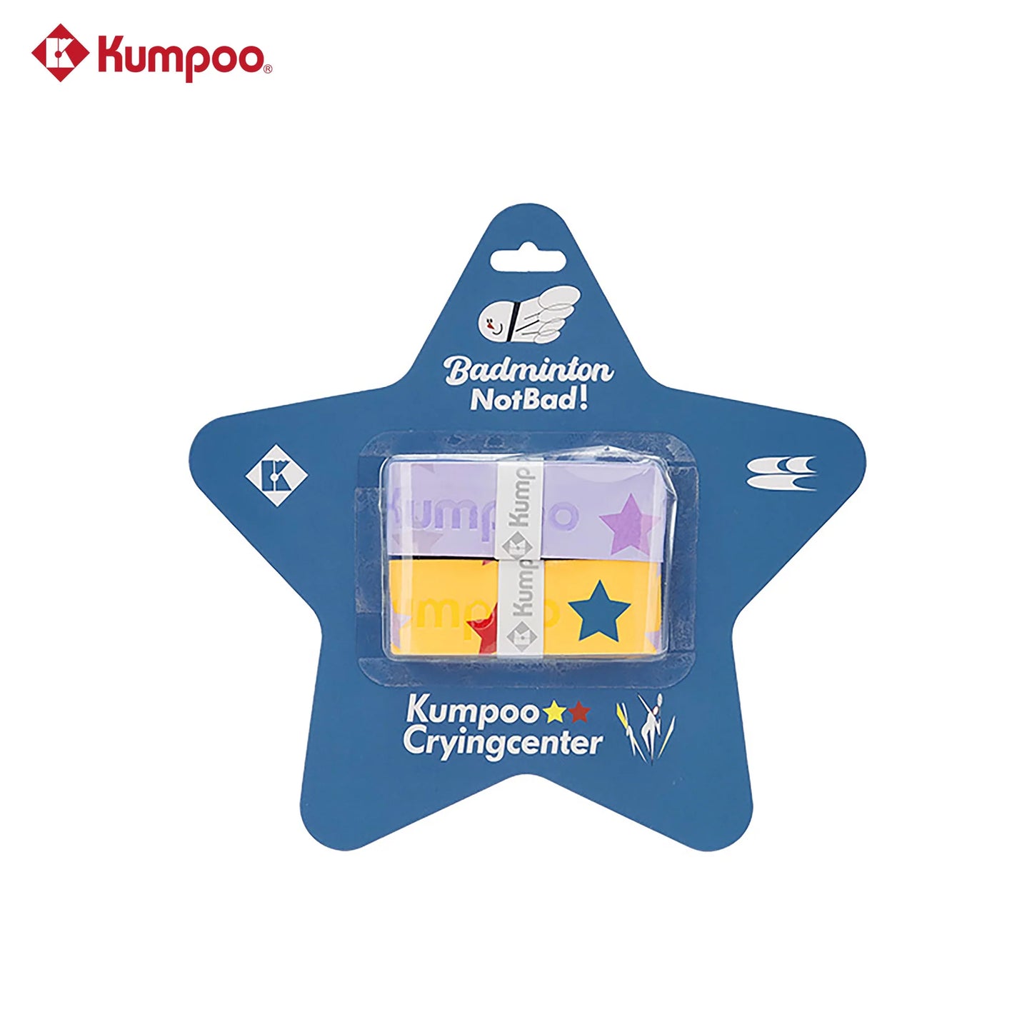 KUMPOO × CryingCenter Sweat Band KG-30.CCC overGrip 2-pack