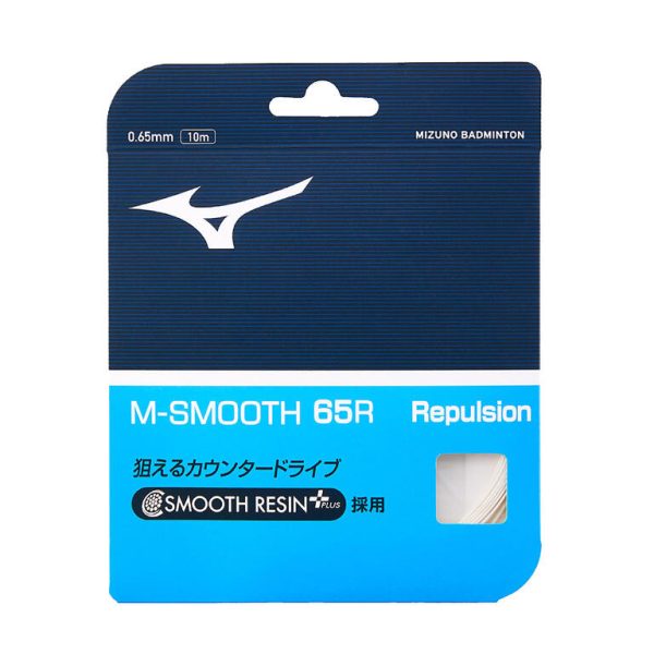 MIZUNO M-SMOOTH 65R(Relpsion) Badminton String 73JGA24001 White