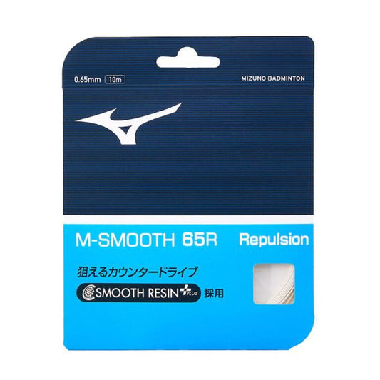 MIZUNO M-SMOOTH 65R(Relpsion) Badminton String 73JGA24001 White