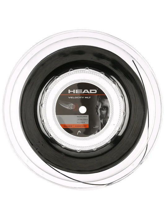 Head Velocity MLT 16/1.30 200M Tennis String Reel Black