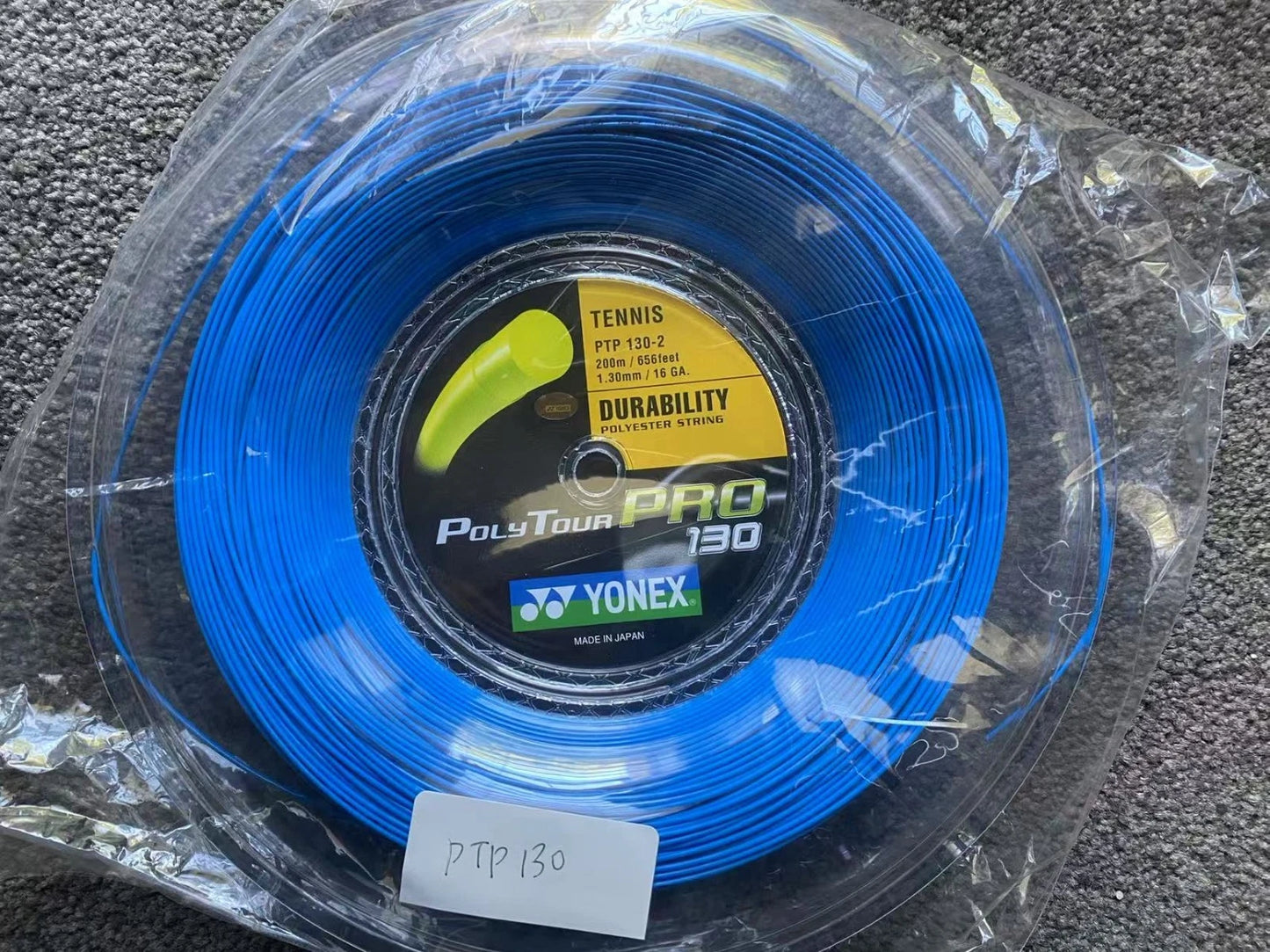 Yonex Tennis String POLY TOUR Pro 130 200M Reel  PTP130 Japan