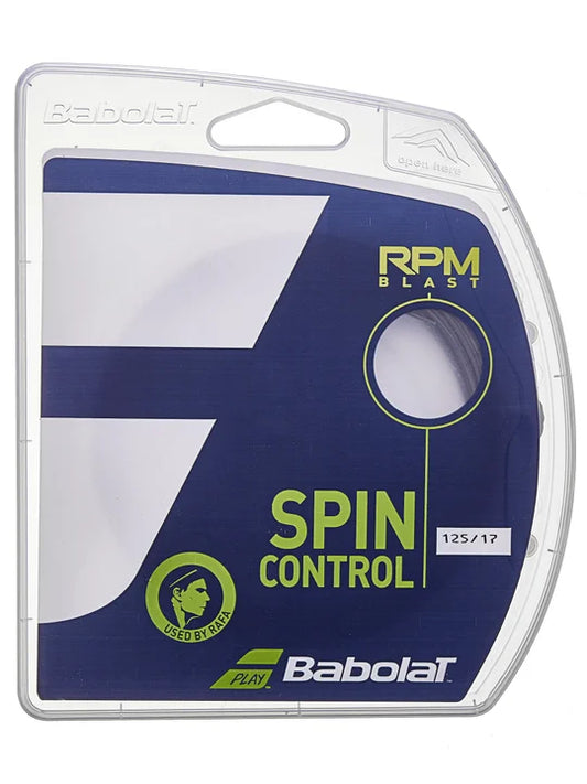 restring sevice with Babolat RPM Blast 1.25MM 52LB