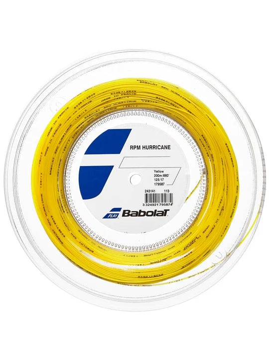 Babolat Rpm String Color Babolat RPM Hurricane 17/1.25 Tennis String 200M Reel – JY Sports