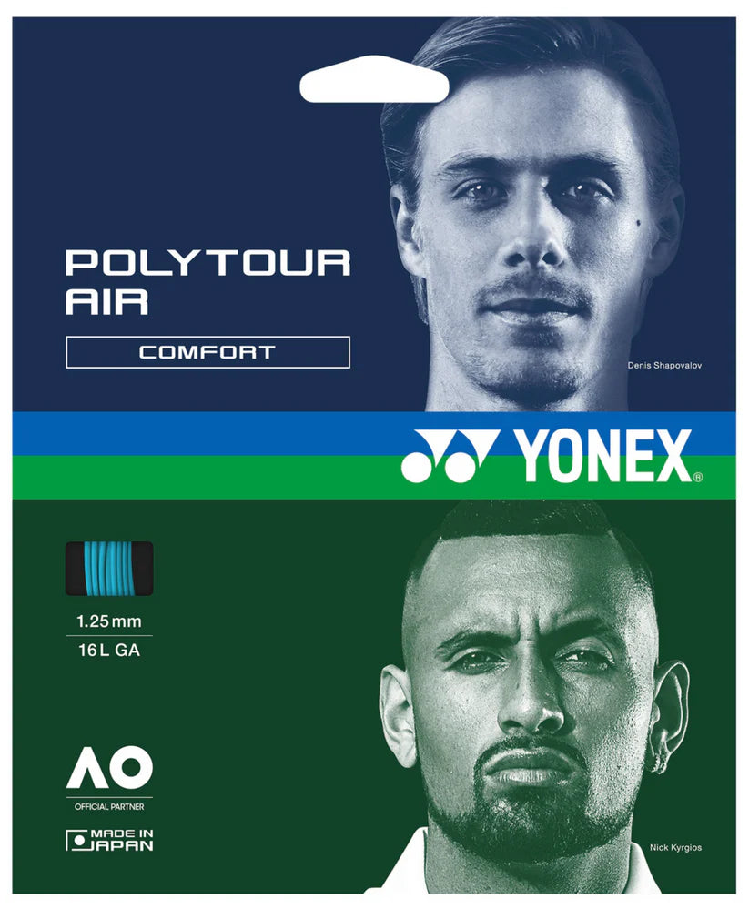 Yonex Poly Tour Air 16L/1.25 Tennis String 12M Set