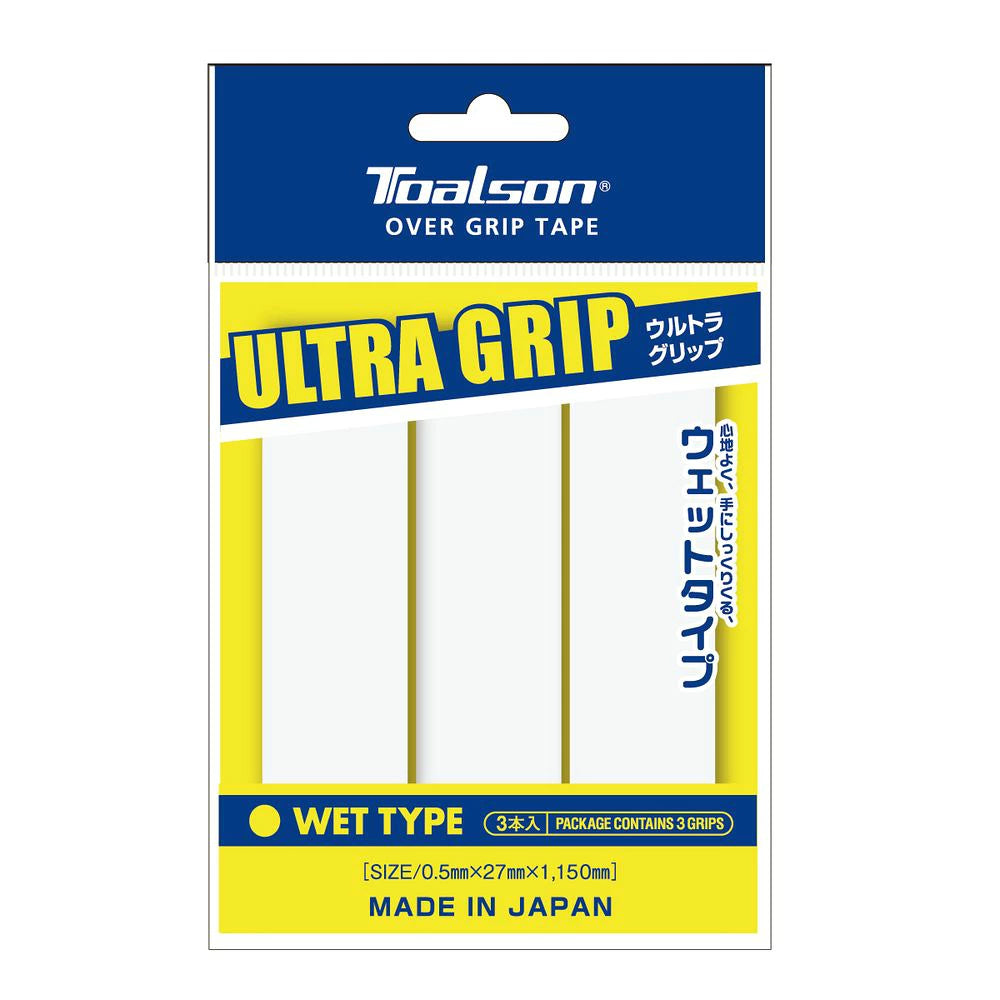 TOALSON Ultra Grip Tennis Grip Tape 3-Pack