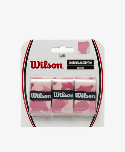 Wilson CAMO OVERGRIP 3 PACK (Pink)