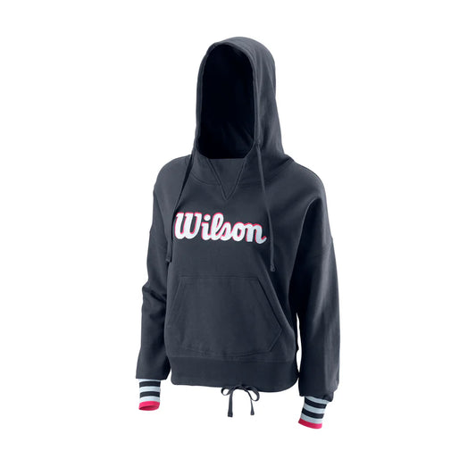 Wilson  Womens SCRIPT ECO COTTON PULLOVER HOODY