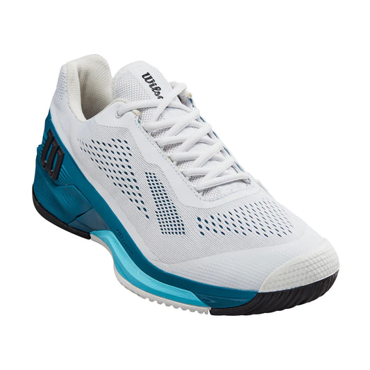 Wilson Rush Pro 4.0 Blue Coral / White Men's Shoe US 8.5