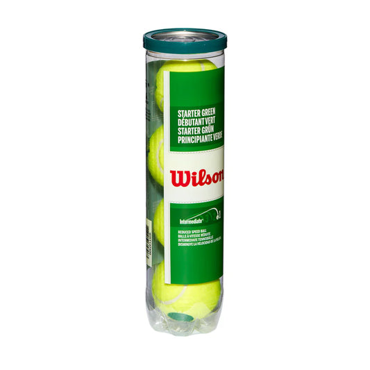 Wilson Starter Green Tennis 4-Ball Can