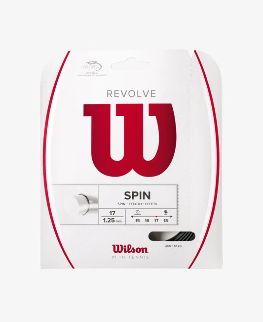 Wilson Revolve 1.25/17G String 12m Set Black