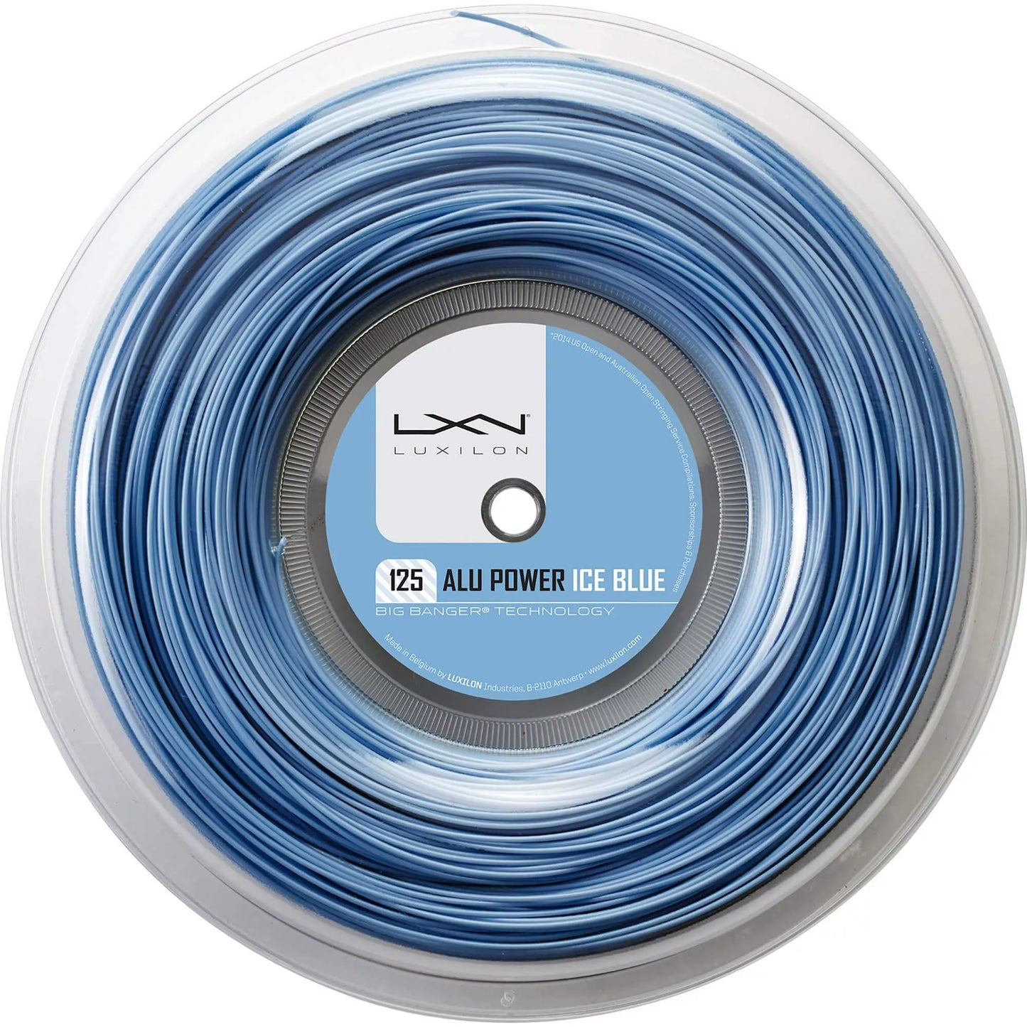 Luxilon ALU Power 1.25 Tennis String 200m Reel Ice Blue