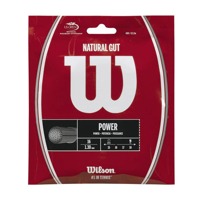Wilson Natural Gut 16 Tennis String 12M Set