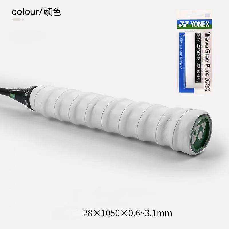 YONEX AC108WEX Wave Grap Pure Over Grip White