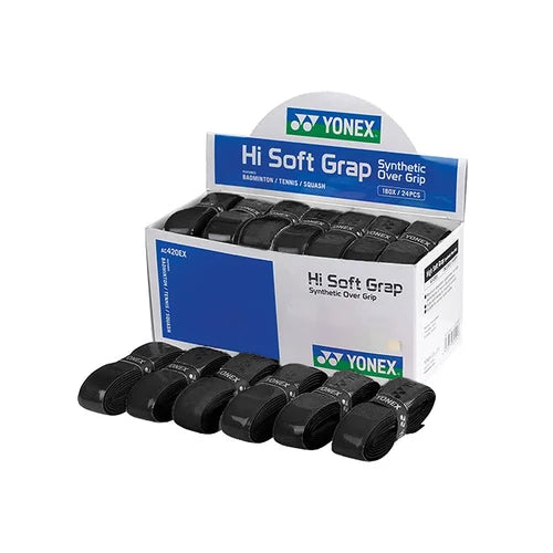 Yonex Hi Soft Grip AC420EX Black 24-pack