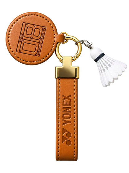 Yonex 80th Anniversary Edition Leather Keychain