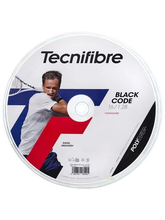 Tecnifibre Black Code 16/1.28 String 200M Reel Orange