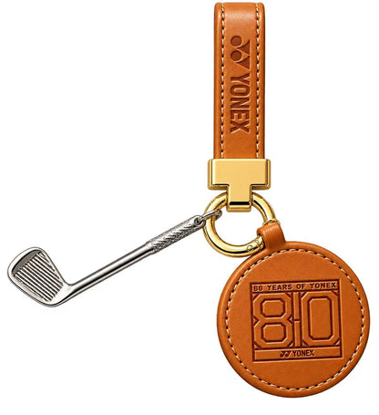 Yonex 80th Anniversary Edition Leather Keychain